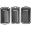 Wilton Recipe Right Non-Stick Mini Loaf Pan Set, 3-Piece: Bread Pans: Home & Kitchen