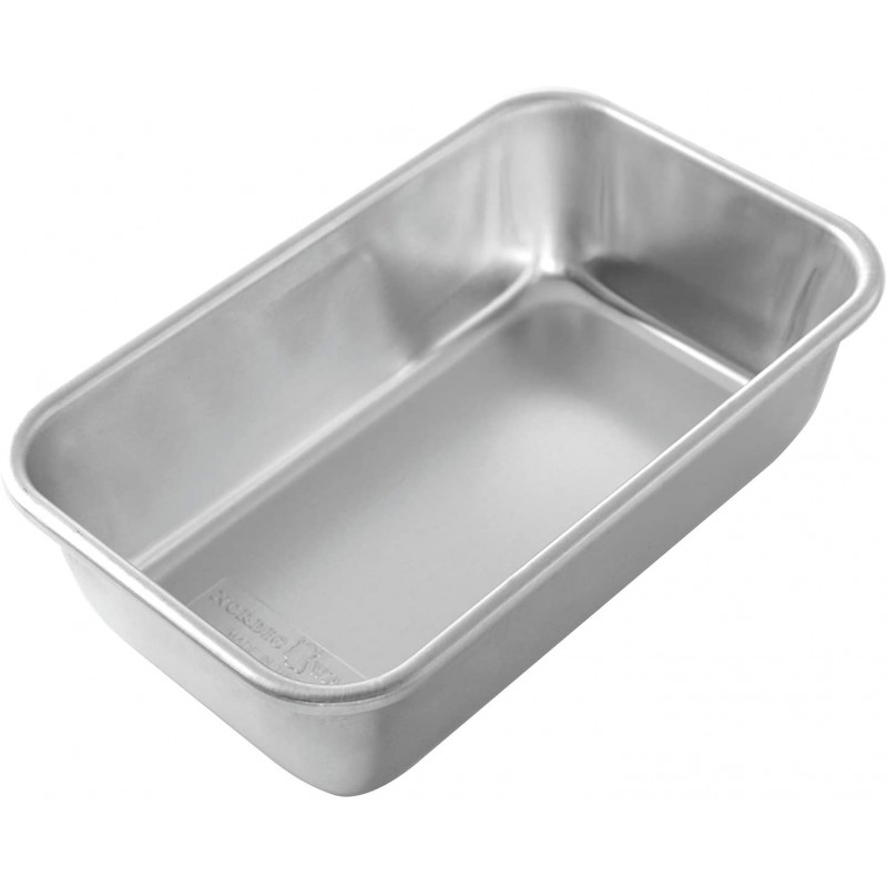 Nordic Ware Natural 알루미늄 상업용 로프 팬, L: 9.00인치 W: 5.30인치 H: 2.75인치, 실버: 기타 모든 것