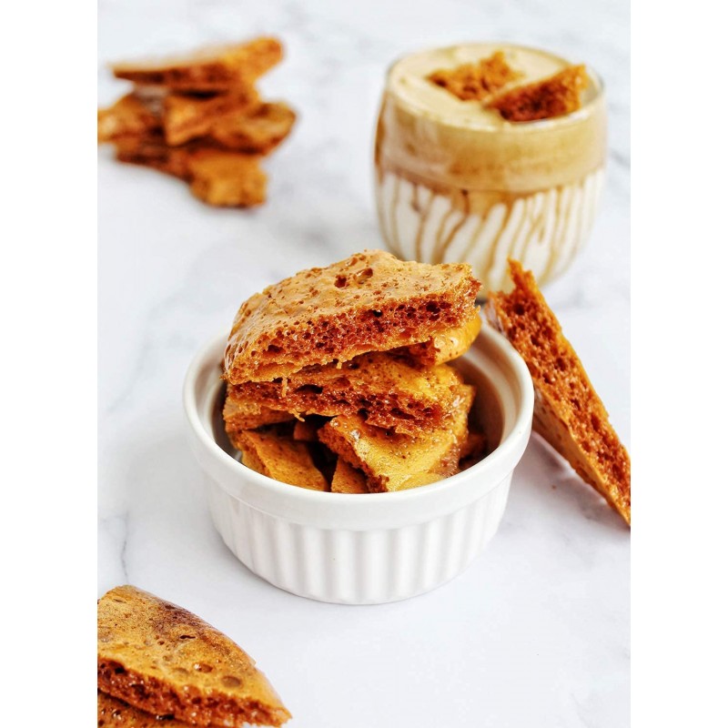 LE TAUCI Ramekins 4 oz, Creme Brulee Set, 수플레 접시 오븐 사용 가능, 베이킹용 커스터드 컵, 디핑 소스 Ramekin, 푸딩용, 6개 세트, 흰색: 가정 및 주방