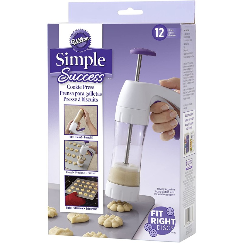 Wilton Simple Success Cookie Press, 13-Piece: Home & Kitchen