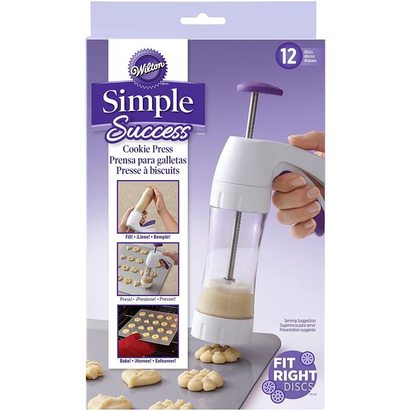 Wilton Simple Success Cookie Press, 13-Piece: Home & Kitchen