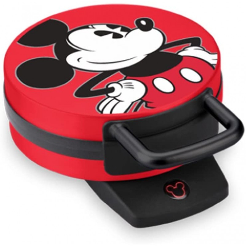 [110볼트] 디즈니 DCM-12 Mickey Mouse Waffle Maker, Red: Home & Kitchen