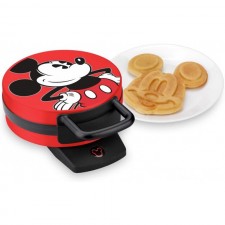 [110볼트] 디즈니 DCM-12 Mickey Mouse Waffle Maker, Red: Home & Kitchen