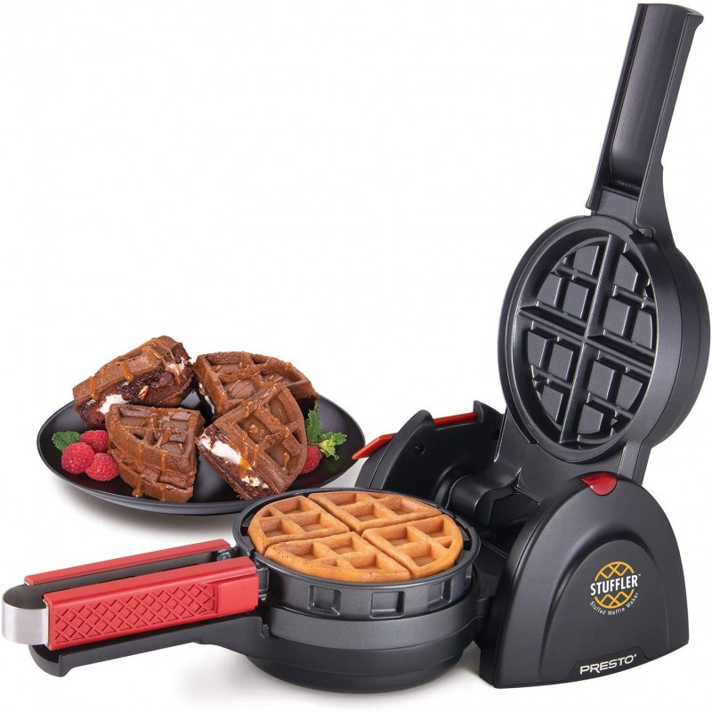 [110볼트] Presto 03512 Stuffler Stuffed Waffle Maker, 벨기에: 가정 및 주방