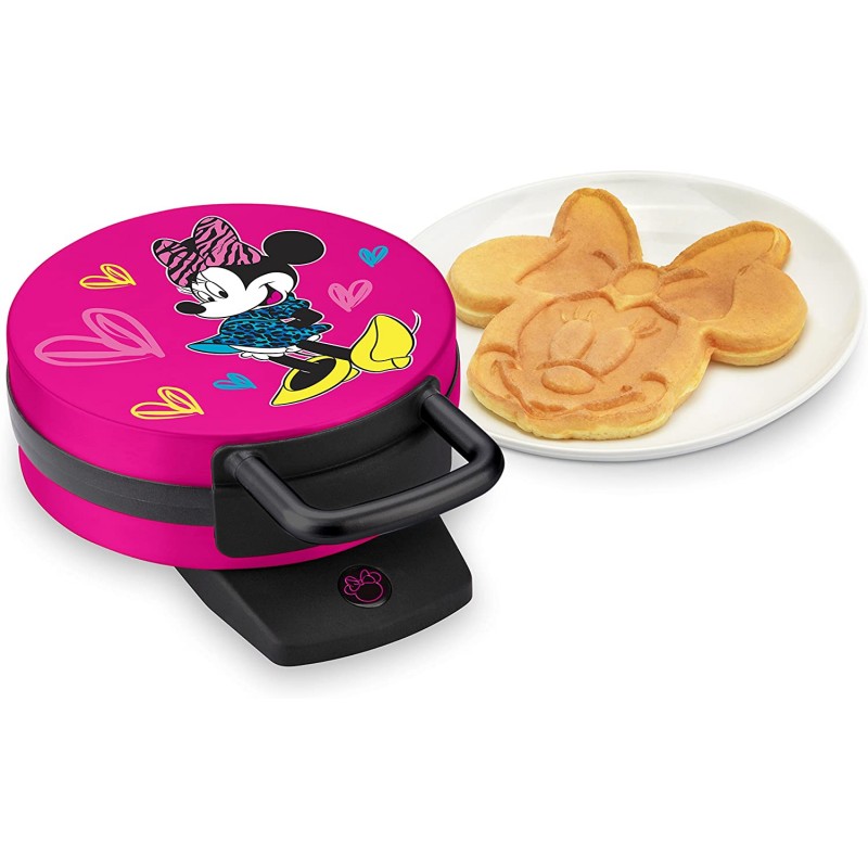 [110볼트] 디즈니 DMG-31 미니 마우스 와플 메이커, 핑크: 가정 및 주방