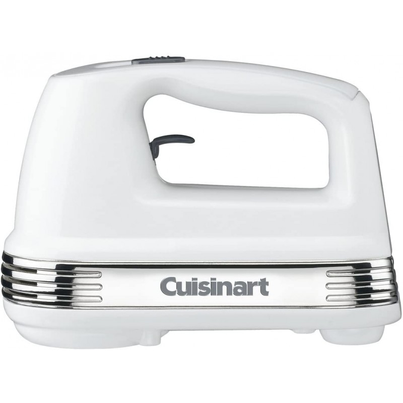 [110볼트] Cuisinart HM-90S Power Advantage Plus 9단 휴대용 믹서(보관 케이스 포함), 흰색: 핸드 믹서: 가정 및 주방