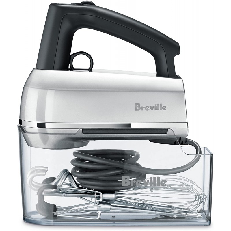 [110볼트] Breville BHM800SIL 핸디 믹스 스크레이퍼 핸드 믹서, 실버: 가정 및 주방