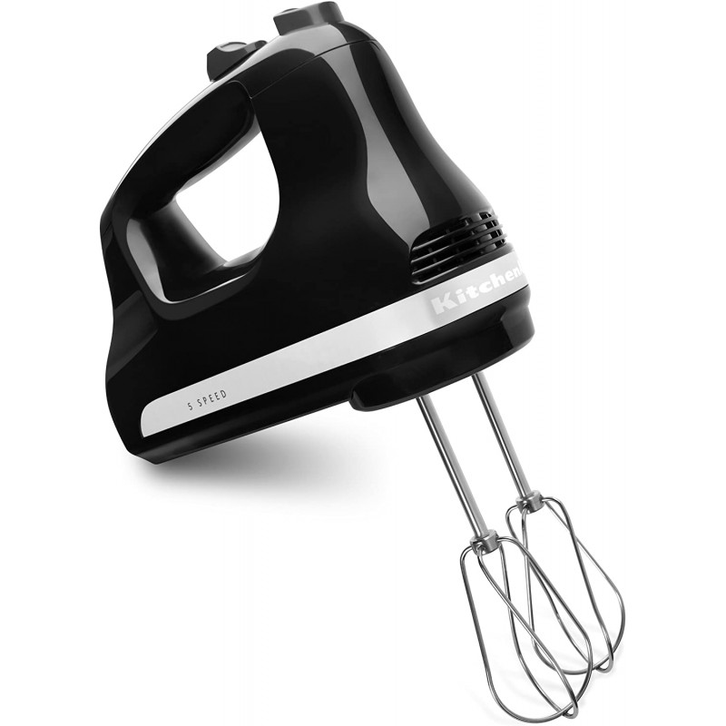 [110볼트] KitchenAid KHM512OB 5단 핸드 믹서, Onyx Black: 가정 및 주방