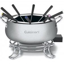 [110볼트] Cuisinart CFO-3SS 전기 퐁듀 메이커, 브러시드 스테인리스, 6.12