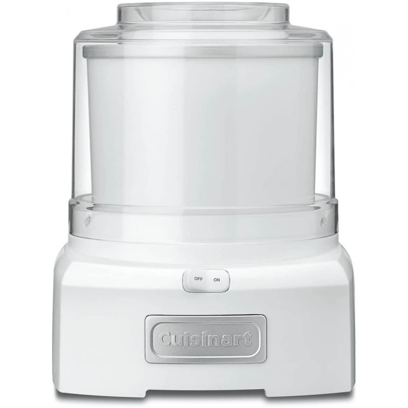 [110볼트] Cuisinart 1.5 Quart Frozen Yogurt ICE-21P1 Ice Cream Maker, Qt, White: Home & Kitchen