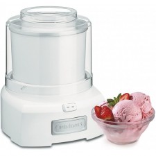 [110볼트] Cuisinart 1.5 Quart Frozen Yogurt ICE-21P1 Ice Cream Maker, Qt, White: Home & Kitchen