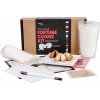 Global Grub DIY Fortune Cookie Kit - 개인화 Fortune Cookies Kit에는 페이스트리 가루, 설탕, 코코아 가루, 베이킹 매트, 종이 포춘, 식용 잉크 펜, 단계별 지침이 포함됩니다. Makes 48.: 가정 및 주방