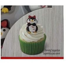 Wilton Christmas Penguin Royal Icing Decorations, 12 Count : Home & Kitchen