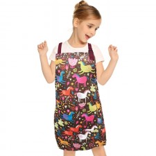 MRYUWB Kids Boys Dinosaur Apron with Pockets, Girls 앞치마