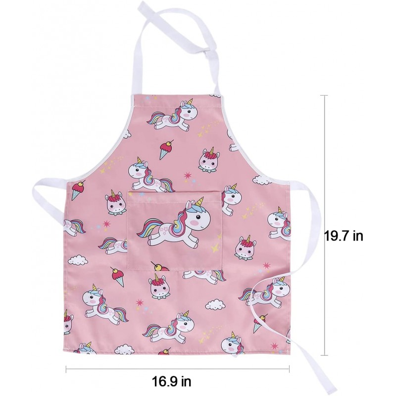 RosieLily Kids Apron for Girls 유니콘 앞치마