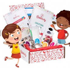 베이킹 포지티브 쿠키 키트 프로젝트 - 어린이용 쿠키 만들기 키트 - 미리 측정된 재료와 4세 이상 어린이를 위한 재미있는 교육 활동 책이 포함된 DIY 베이킹 세트: 가정 및 주방