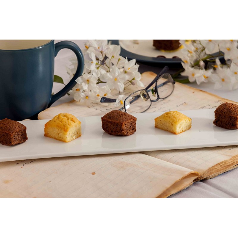 Truffly Made.Chocolate Mold - 초콜릿 트러플, 가나슈, 젤리, 캔디 및 프랄린용 직사각형 카라멜 캔디 실리콘 몰드 : 가정 및 주방