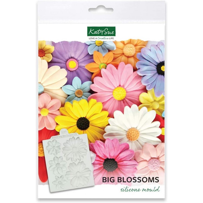 Katy Sue Designs CE0109 Big Blossoms 실리콘 금형