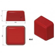 4mL 둥근 사각형 젤리 몰드 - 200 캐비티: 가정 및 주방