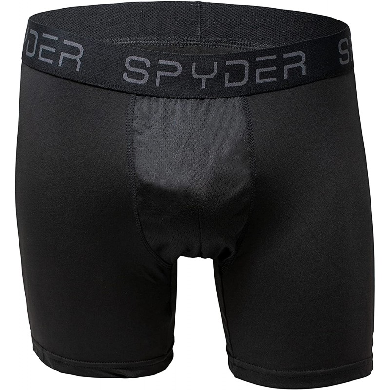 Spyder Mens 4 Pack Lightweight Boxer Briefs Black M : 의류, 신발 및 보석