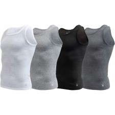 Amazon Men's Clothing store에서 Spyder Mens Pro Cotton Pro Stretch Tank Tops A Shirts (White/Grey/Black/Charcoal, Medium)