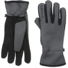 Spyder 남성용 코어 스웨터 Conduct Gloves, Medium, Polar/Black : 스포츠 & 아웃도어