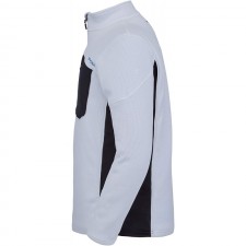 Spyder Active Sports Mens Bandit Half Zip, White, Large : 스포츠 & 아웃도어