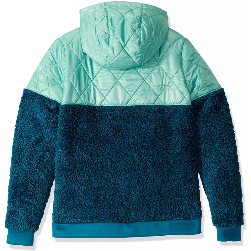 Spyder Active Sports Girls Park Hoodie Jacket, Swell, X-Large : 의류, 신발 및 보석