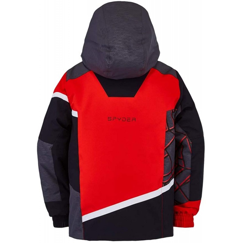 Spyder Active Sports Boys Mini Challenger Ski Jacket, Volcano, 4 : 의류, 신발 및 보석