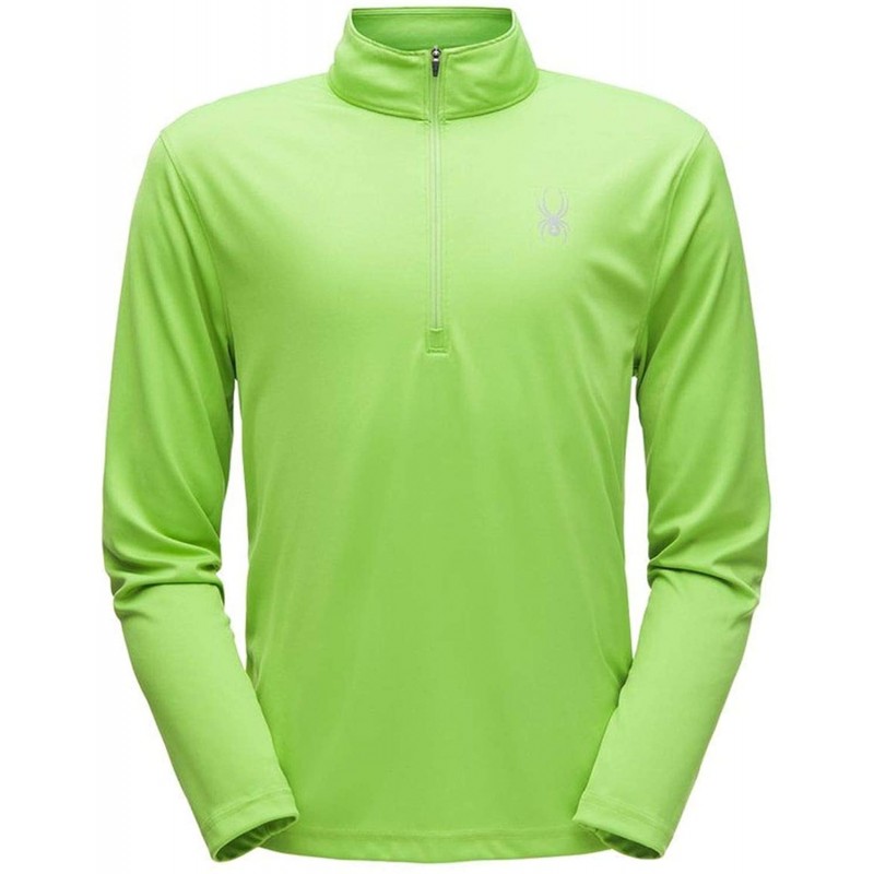 Spyder Men's Limitless Solid Half Zip T-neck Shirt, Fresh/Fresh, Small : 의류, 신발 및 보석