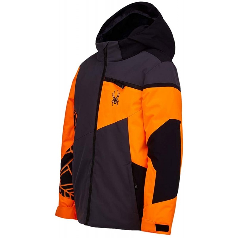 Spyder Kids Boy's Challenger Jacket (Big Kids) Ebony 18 Big Kids : 의류, 신발 및 보석