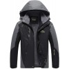 FoxQ Men's Lightweight Softshell Windbreaker 방수 Rain Tactical Jacket Big Outdoor 하이킹 코트 (Medium, A Black) : 스포츠 & 아웃도어