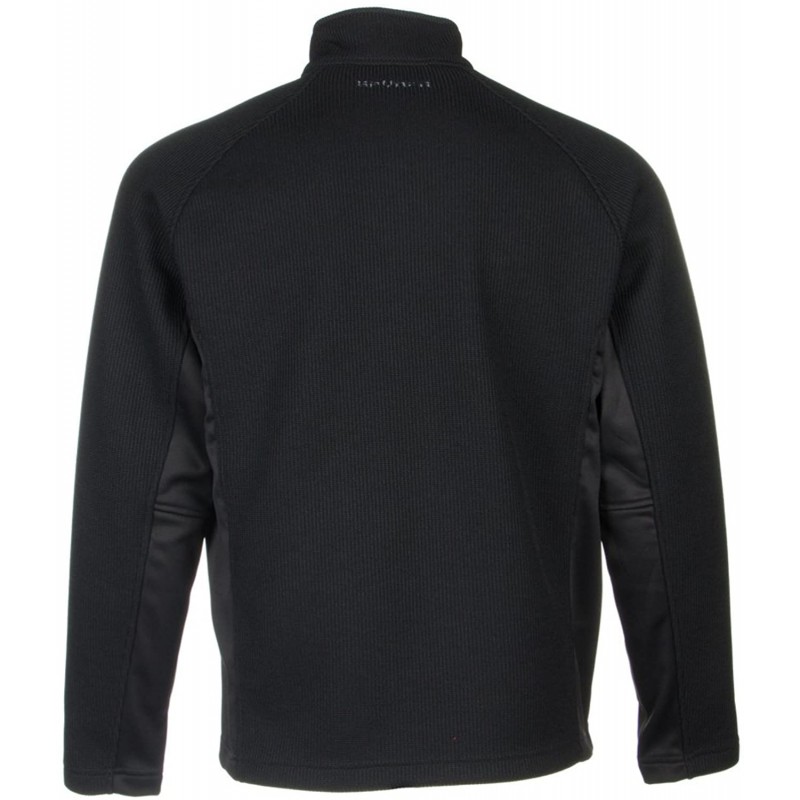 Spyder 남성 아웃바운드 하프 지퍼 Mid Weight Stryke Fleece,X-Small,Black/Black/Black : 의류, 신발 및 보석