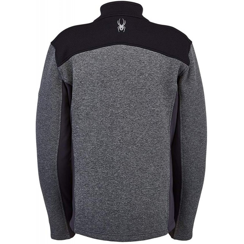 Spyder Men's Encore Fleece, 남성용, Fleece, 191250, Black Ebony, M : 스포츠 및 아웃도어