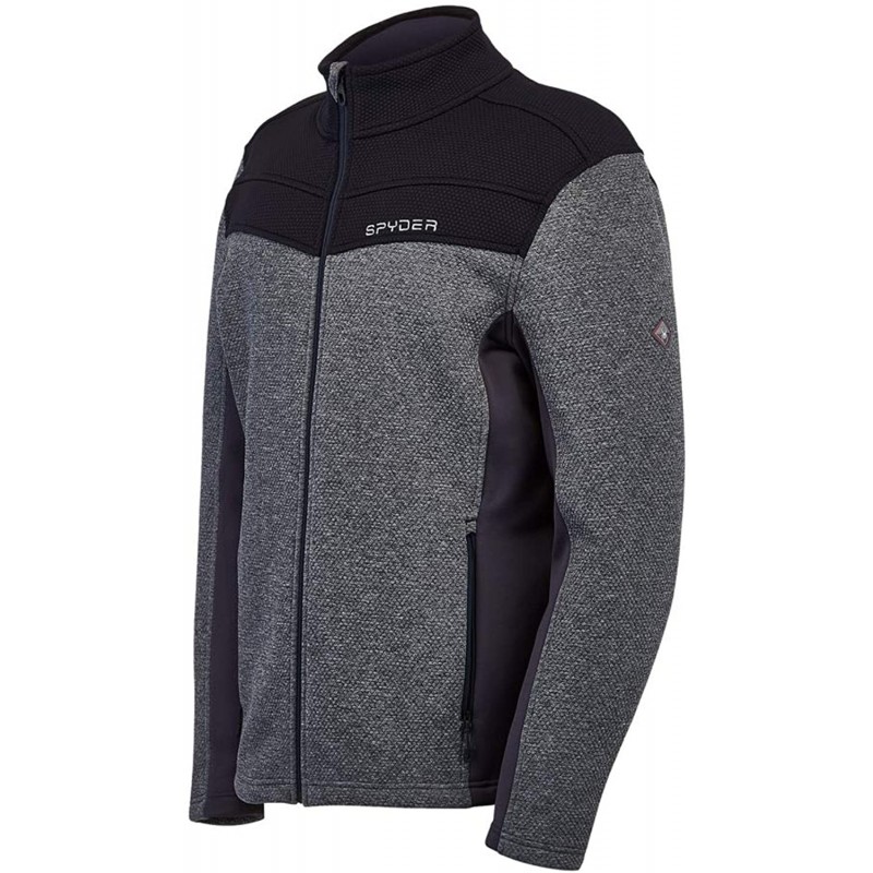 Spyder Men's Encore Fleece, 남성용, Fleece, 191250, Black Ebony, M : 스포츠 및 아웃도어