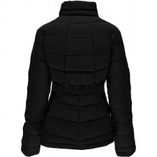 Spyder 여성용 Syrround 다운 재킷, 블랙, 대형 : 의류, 신발 및 보석