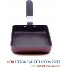 TeChef - Dagont Teflon Select로 코팅 된 일본 오믈렛 팬 / 에그 팬 - 컬러 컬렉션 / 스틱 코팅 (PFOA Free)