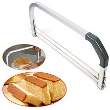 Gooday 조절 가능한 대형 3 블레이드 케이크 커터 중간층 케이크 슬라이서 레벨러 가정용 케이크 도구 제빵 및 페스트리 툴