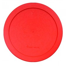 파이렉스 및 앵커 원형 유리 용기 용 뚜껑 (2 컵, 빨간색 -6 팩)