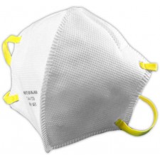 Makrite 3단 일회용 플랫 폴드 N95 호흡 마스크(40 호흡 보호구):