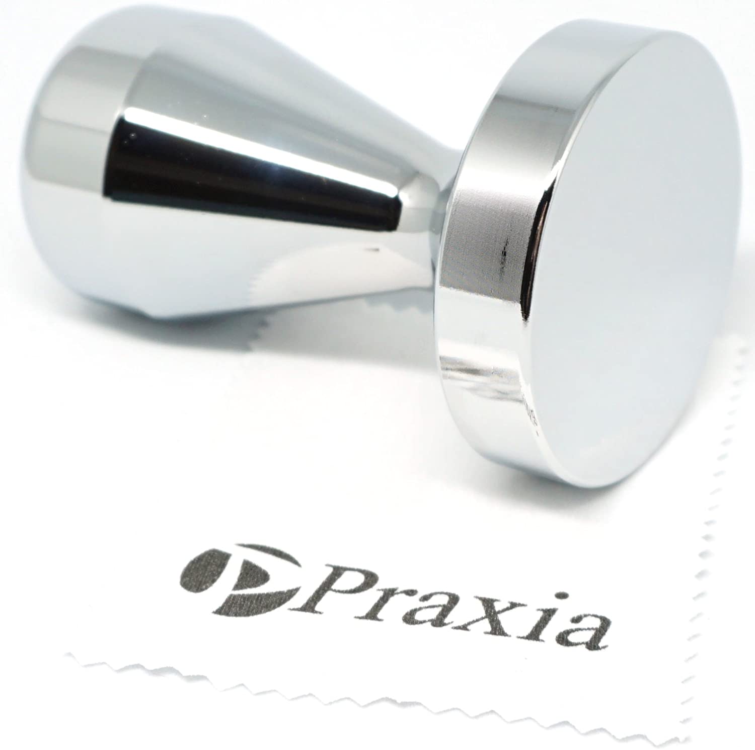 Praxia 에스프레소 커피 탬퍼 직경 51mm [로고 호테이 / 당점 탬퍼 매트 / 크로스 제공]