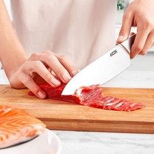 Aicok 삼덕 칼 요리사 칼 요리 칼 다용도 칼 칼 업무용 가정용 스테인레스 스틸 예리함 발군 고기 전환 채소 전환 과일 전환 내마모성 선물 포장