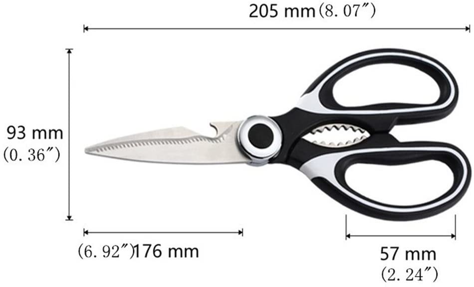 주방 가위 주방 가위 다기능 가위 요리 가위 고품질 녹슬 기 어려운 전문적인 용도 다양한 만능 가위 스테인레스 스틸