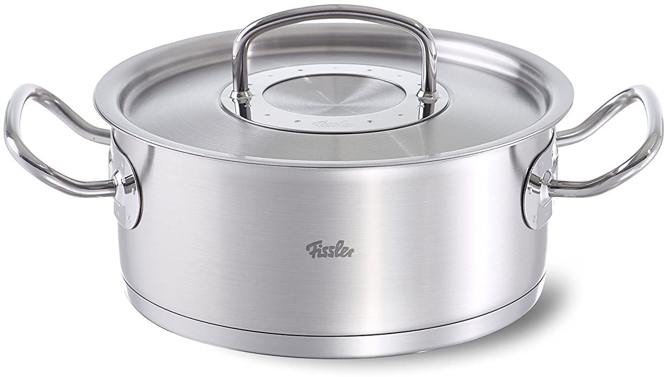 Fissler 084-133-20-000/0 로스트 포트 오리지널 프로피 컬렉션, 20cm, 튼튼한, 둔감한 스테인리스