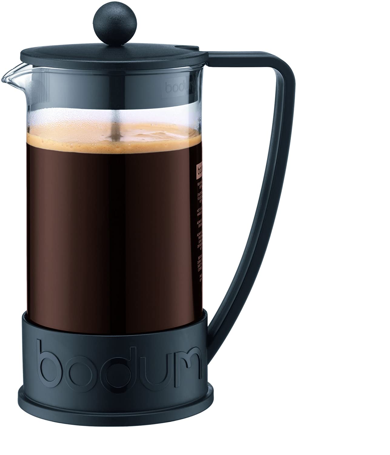 Bodum 1508-10 예비 유리를 커피 메이커 8 컵, 1.0 l, 디아 9.6 cm