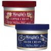 Wright 's Silver and Copper Cream Cleaner and Polish-각각 8 온스-암모니아 무첨가-프리미엄 메탈 광택 실버 구리 황동 크롬 도자기 등