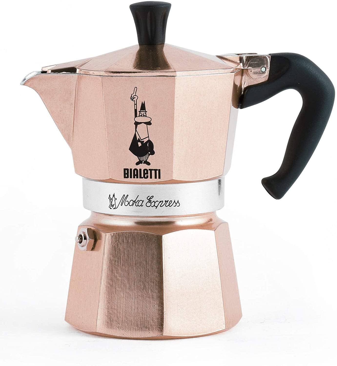 Bialetti Moka Express 커피 메이커 (로즈 골드, 6 컵)