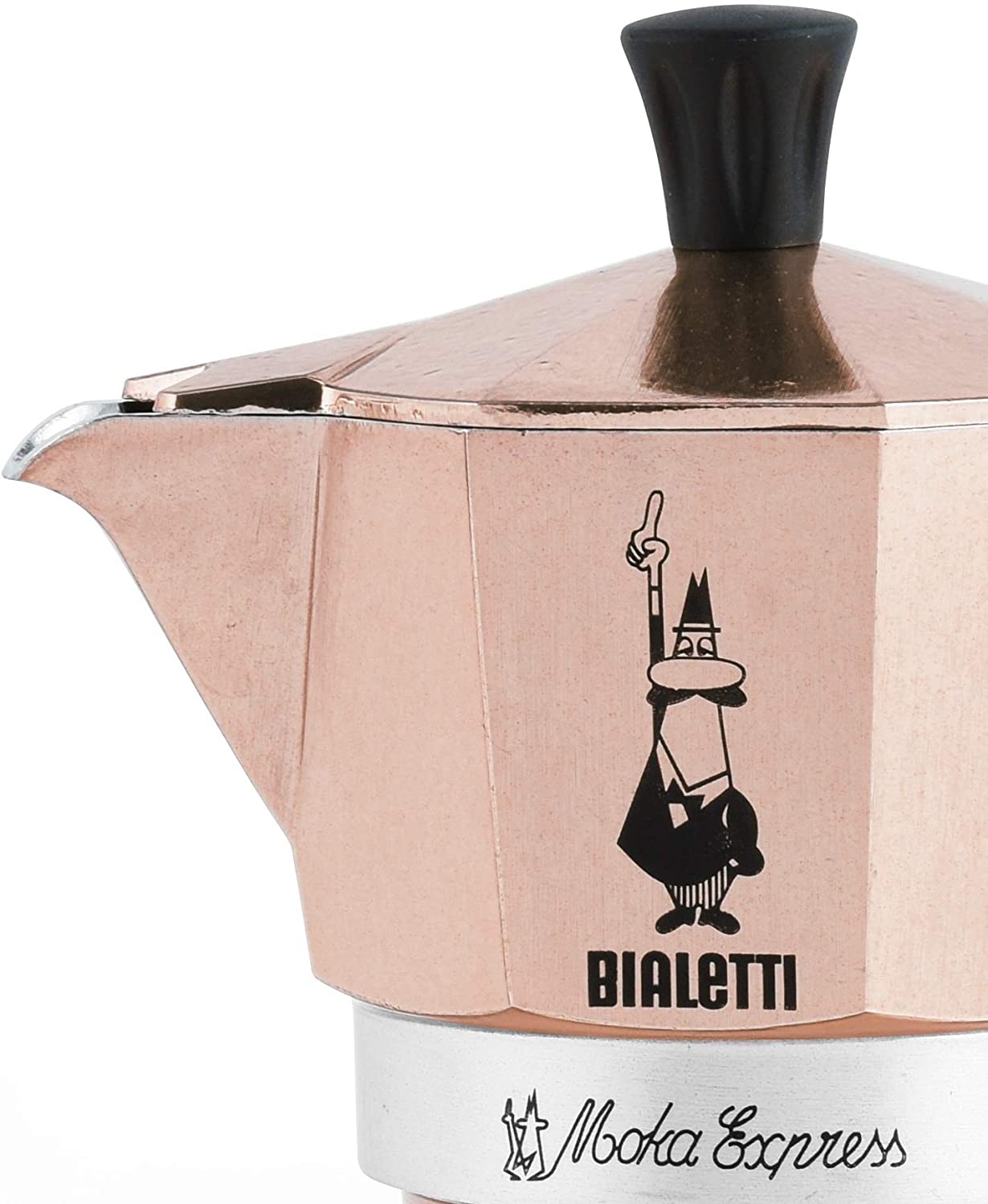 Bialetti Moka Express 커피 메이커 (로즈 골드, 6 컵)