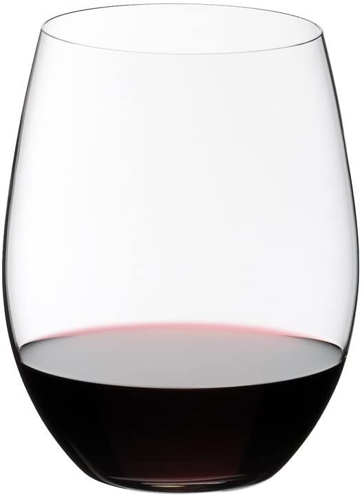 Riedel O Stemless 비 크리스탈 카베르네 / 메를로 와인 글라스, 6 개 세트