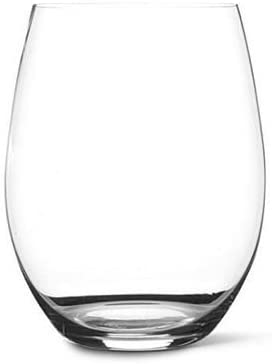 Riedel O Stemless 비 크리스탈 카베르네 / 메를로 와인 글라스, 6 개 세트